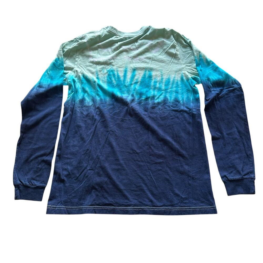 Mens Large Brand New Handmade Tie Dye Long Sleeve Shirt Hippy Retro Festival - Picture 4 of 6